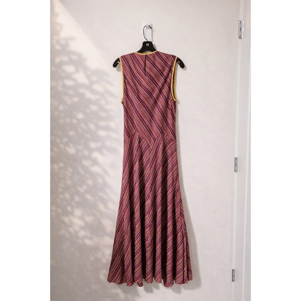 “rare” doen adelana silk dress le marais stripe XL - Picture 7 of 11